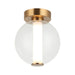 Matteo Canada - LED Wall Sconce/Ceiling Mount - Belange - Aged Gold Brass- Union Lighting Luminaires Decor