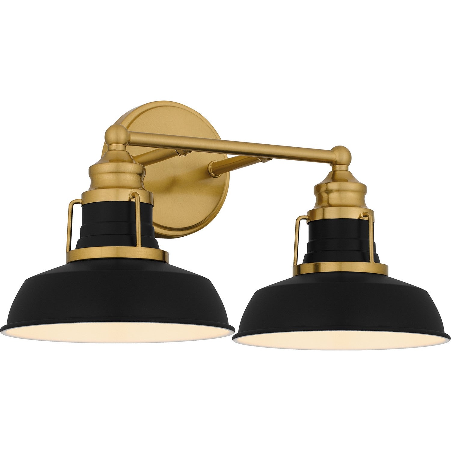 Quoizel - Two Light Bath - Huxley - Aged Brass- Union Lighting Luminaires Decor