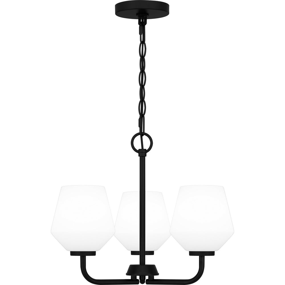 Quoizel - Three Light Pendant - Nielson - Matte Black- Union Lighting Luminaires Decor