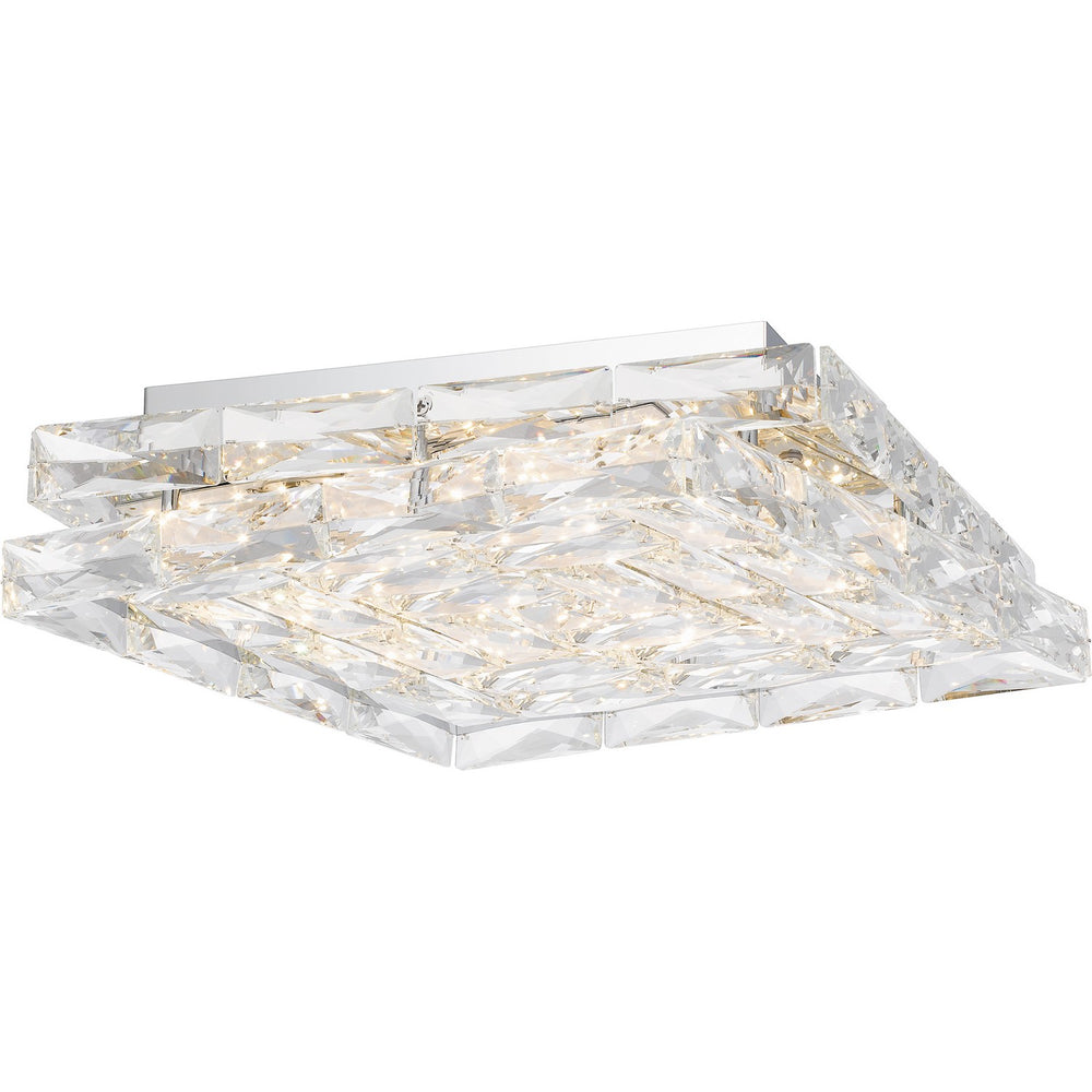 Quoizel - LED Flush Mount - Milania - Polished Chrome- Union Lighting Luminaires Decor
