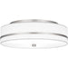 Quoizel - Three Light Flush Mount - Quoizel Flush Mount - Brushed Nickel- Union Lighting Luminaires Decor