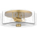 Quoizel - Two Light Flush Mount - Quoizel Flush Mount - Aged Brass- Union Lighting Luminaires Decor