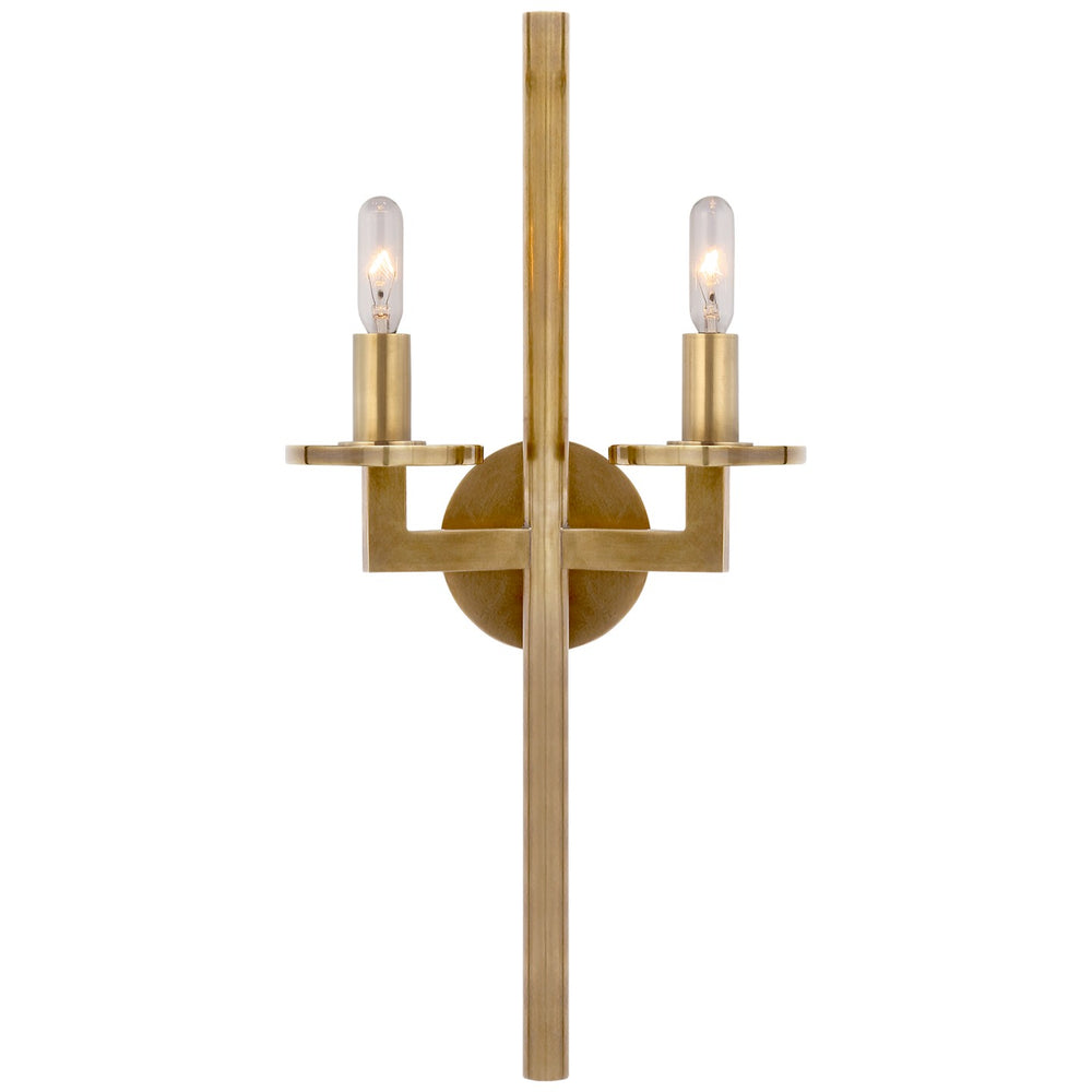 Visual Comfort Signature Canada - Two Light Wall Sconce - Liaison - Antique-Burnished Brass- Union Lighting Luminaires Decor