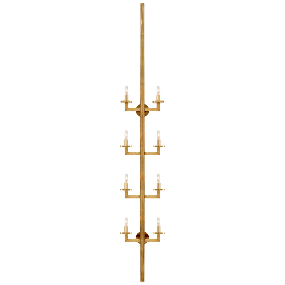 Visual Comfort Signature Canada - Eight Light Wall Sconce - Liaison - Antique-Burnished Brass- Union Lighting Luminaires Decor