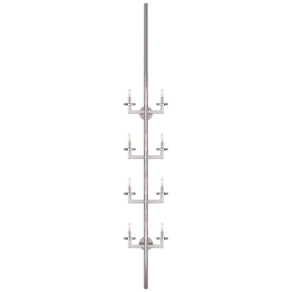 Visual Comfort Signature Canada - Eight Light Wall Sconce - Liaison - Polished Nickel- Union Lighting Luminaires Decor