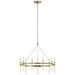 Visual Comfort Signature Canada - LED Chandelier - Overture - Natural Brass- Union Lighting Luminaires Decor