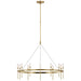 Visual Comfort Signature Canada - LED Chandelier - Overture - Natural Brass- Union Lighting Luminaires Decor