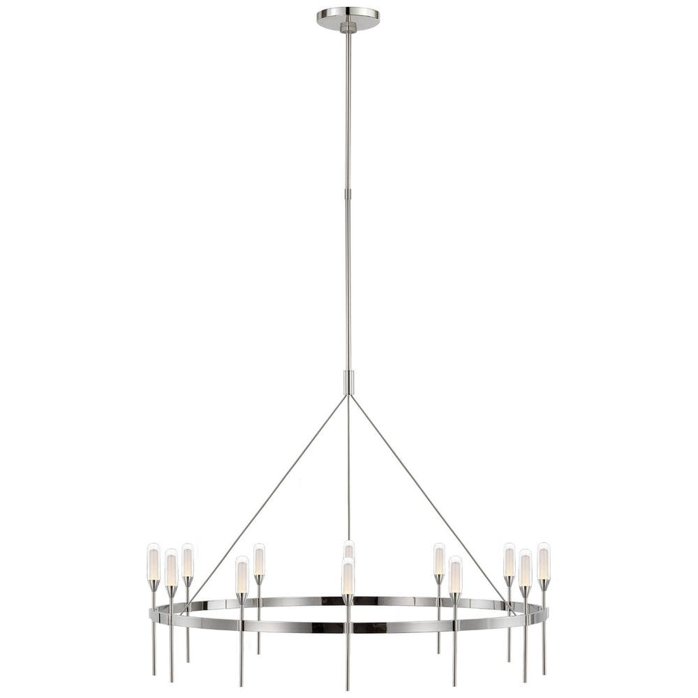 Visual Comfort Signature Canada - LED Chandelier - Overture - Polished Nickel- Union Lighting Luminaires Decor