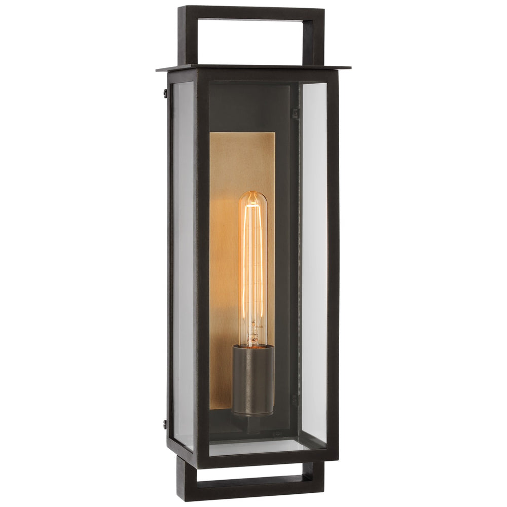 Visual Comfort Signature Canada - LED Wall Lantern - Halle - Aged Iron- Union Lighting Luminaires Decor