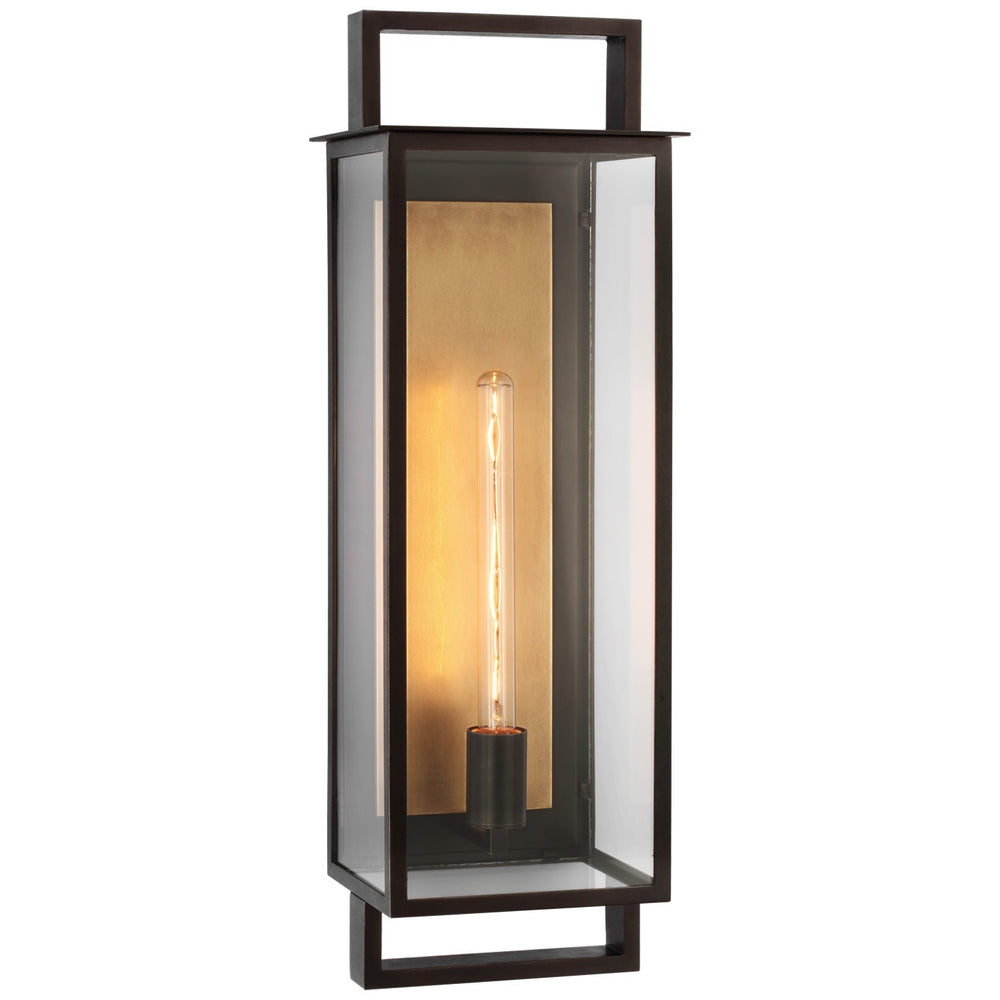 Visual Comfort Signature Canada - LED Wall Lantern - Halle - Aged Iron- Union Lighting Luminaires Decor
