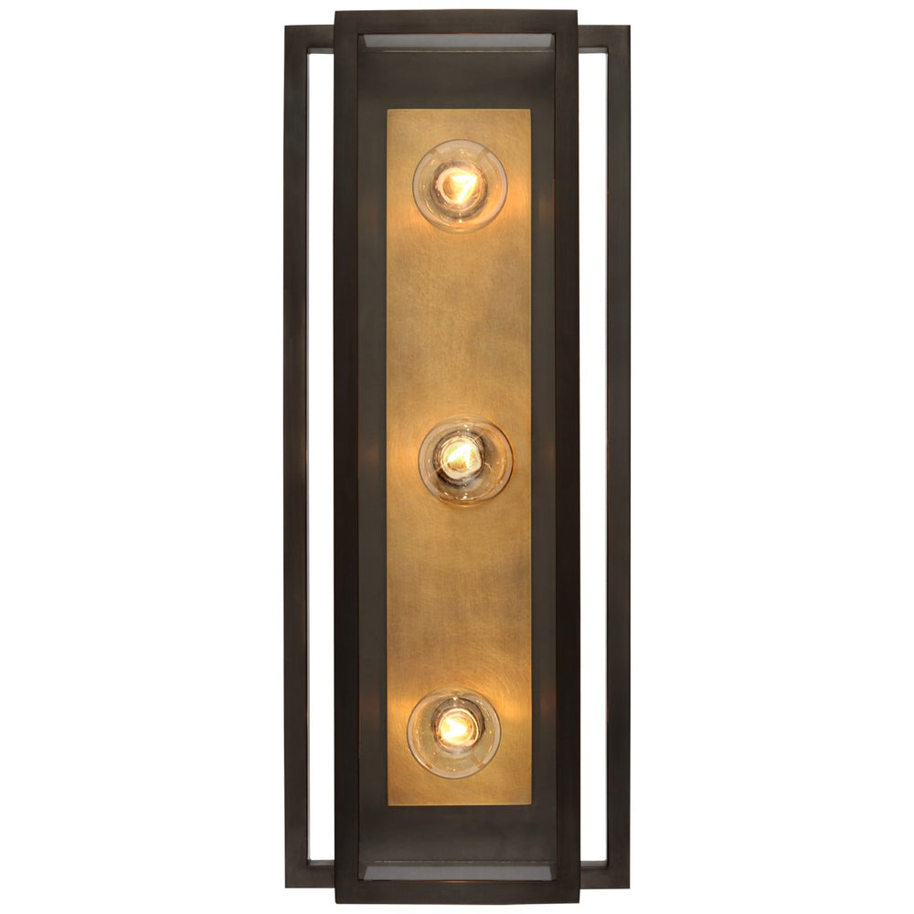 Visual Comfort Signature Canada - LED Vanity - Halle - Bronze and Hand-Rubbed Antique Brass- Union Lighting Luminaires Decor