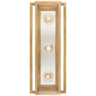 Visual Comfort Signature Canada - LED Vanity - Halle - Hand-Rubbed Antique Brass and Polished Nickel- Union Lighting Luminaires Decor