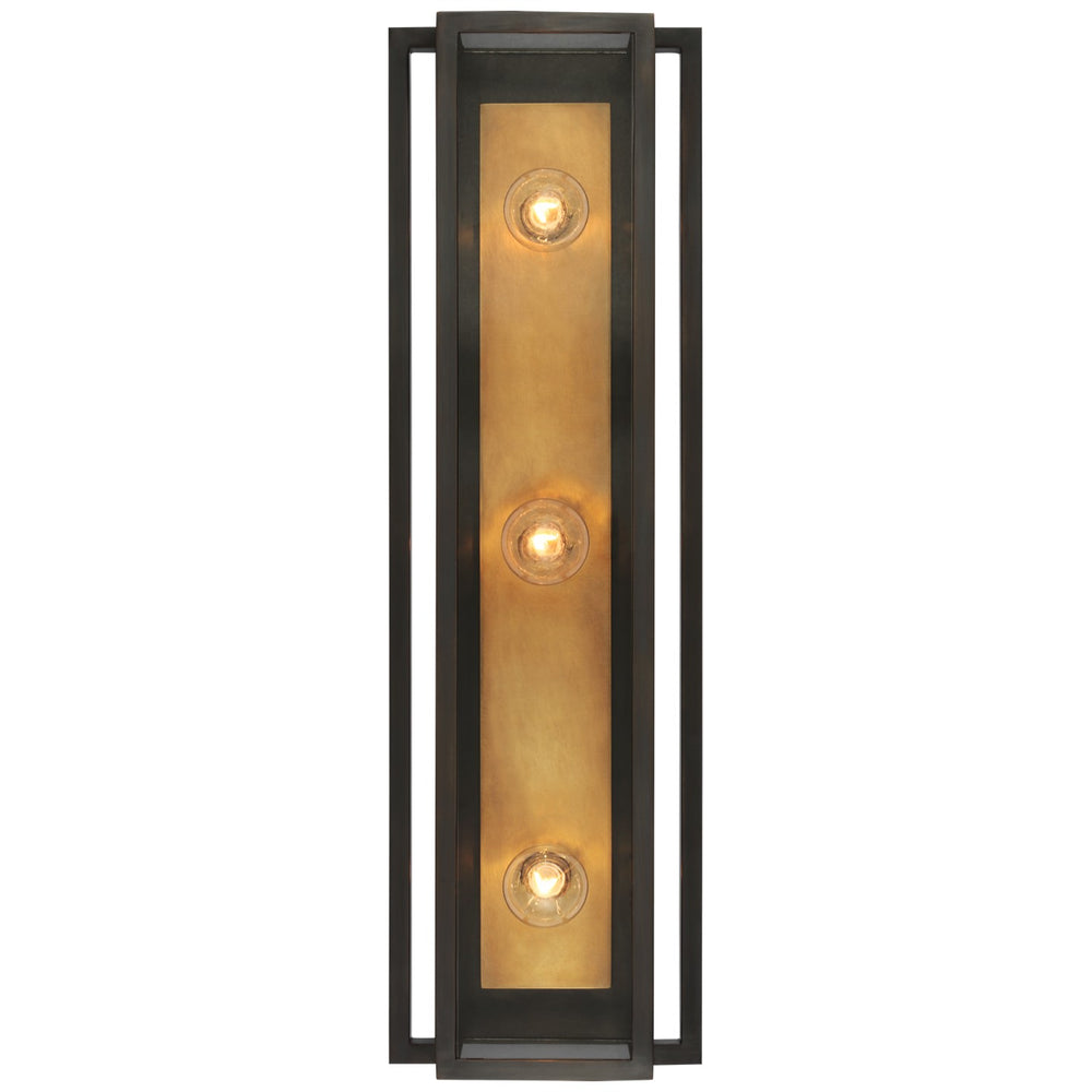 Visual Comfort Signature Canada - LED Vanity - Halle - Bronze and Hand-Rubbed Antique Brass- Union Lighting Luminaires Decor