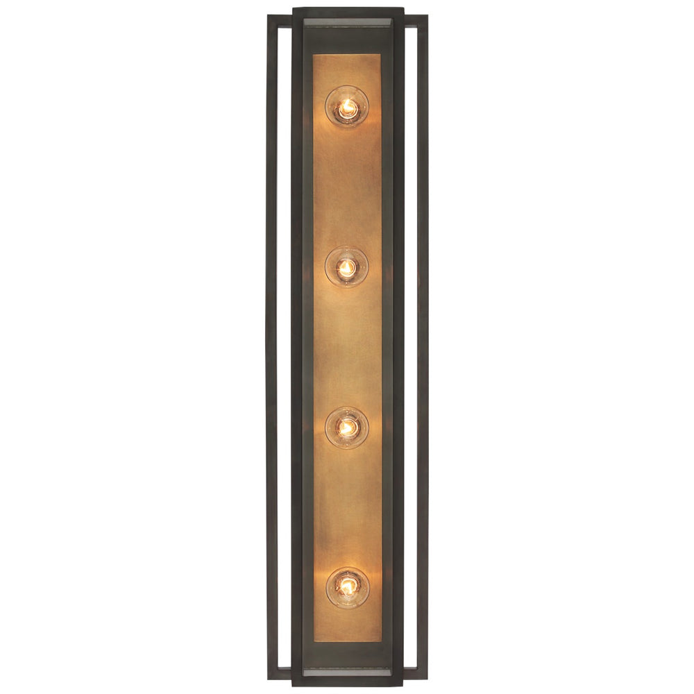 Visual Comfort Signature Canada - LED Vanity - Halle - Bronze and Hand-Rubbed Antique Brass- Union Lighting Luminaires Decor