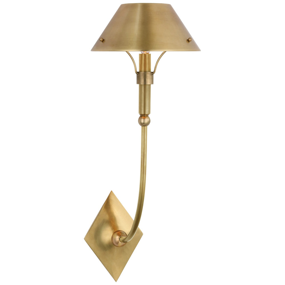 Visual Comfort Signature Canada - LED Wall Sconce - Turlington - Hand-Rubbed Antique Brass- Union Lighting Luminaires Decor