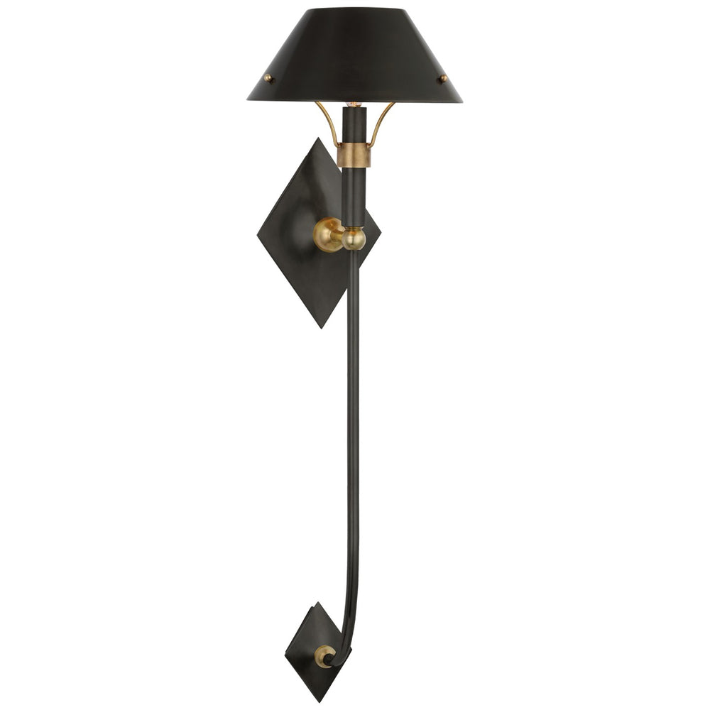 Visual Comfort Signature Canada - LED Wall Sconce - Turlington - Bronze and Hand-Rubbed Antique Brass- Union Lighting Luminaires Decor