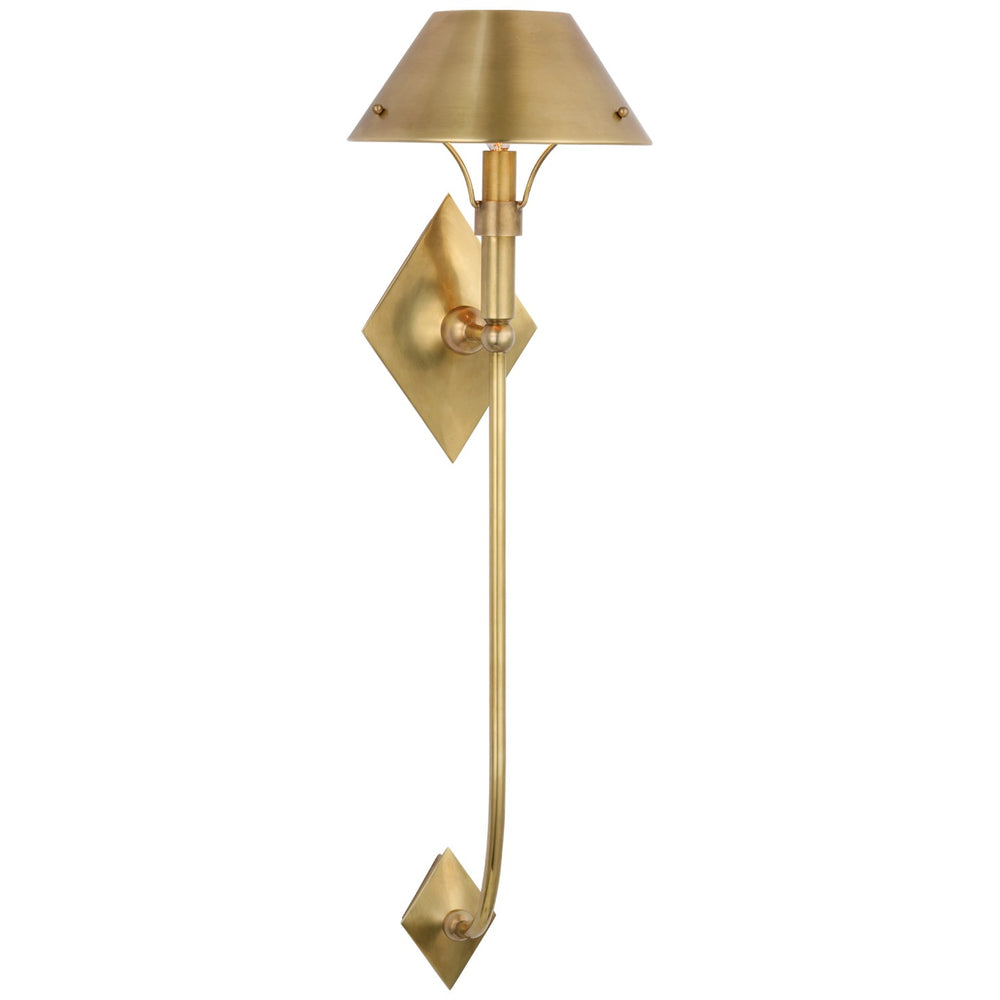 Visual Comfort Signature Canada - LED Wall Sconce - Turlington - Hand-Rubbed Antique Brass- Union Lighting Luminaires Decor