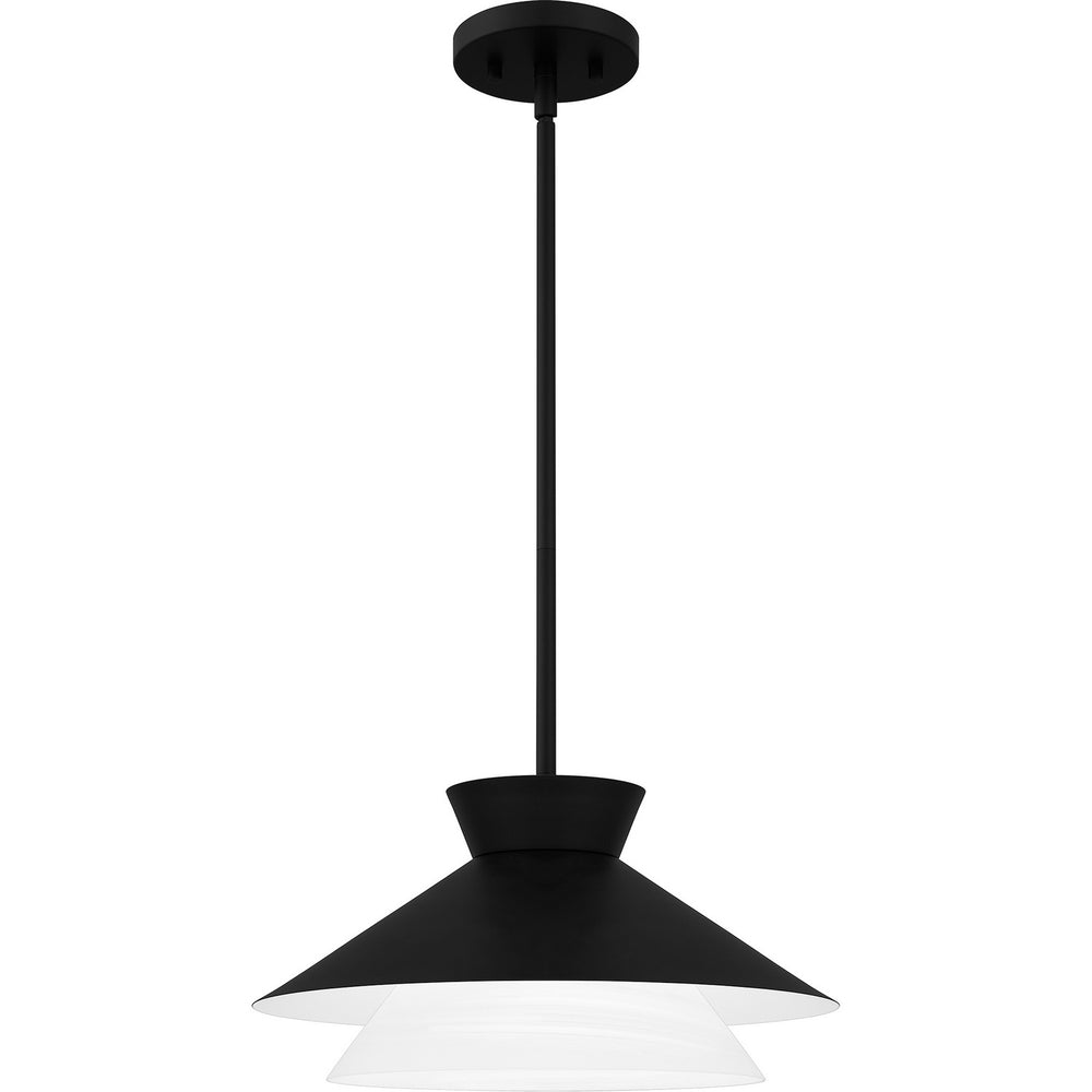 Quoizel - One Light Pendant - Quoizel Pendant - Matte Black- Union Lighting Luminaires Decor