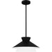 Quoizel - One Light Pendant - Quoizel Pendant - Matte Black- Union Lighting Luminaires Decor