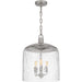 Quoizel - Three Light Pendant - Quoizel Pendant - Brushed Nickel- Union Lighting Luminaires Decor