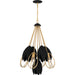 Quoizel - Four Light Pendant - Quoizel Pendant - Brushed Weathered Brass- Union Lighting Luminaires Decor