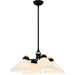 Quoizel - Four Light Pendant - Quoizel Pendant - Matte Black- Union Lighting Luminaires Decor