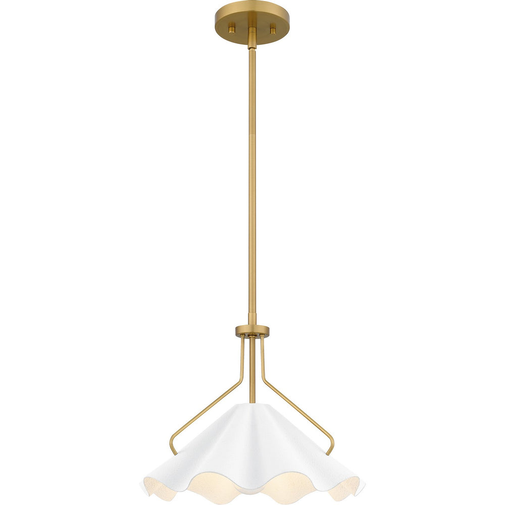 Quoizel - One Light Pendant - Quoizel Pendant - Aged Brass- Union Lighting Luminaires Decor