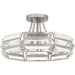 Quoizel - Four Light Semi Flush Mount - Quoizel Semi-Flush Mount - Brushed Nickel- Union Lighting Luminaires Decor
