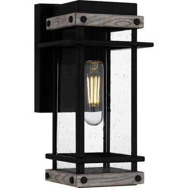 Quoizel - One Light Outdoor Wall Mount - Strader - Matte Black- Union Lighting Luminaires Decor
