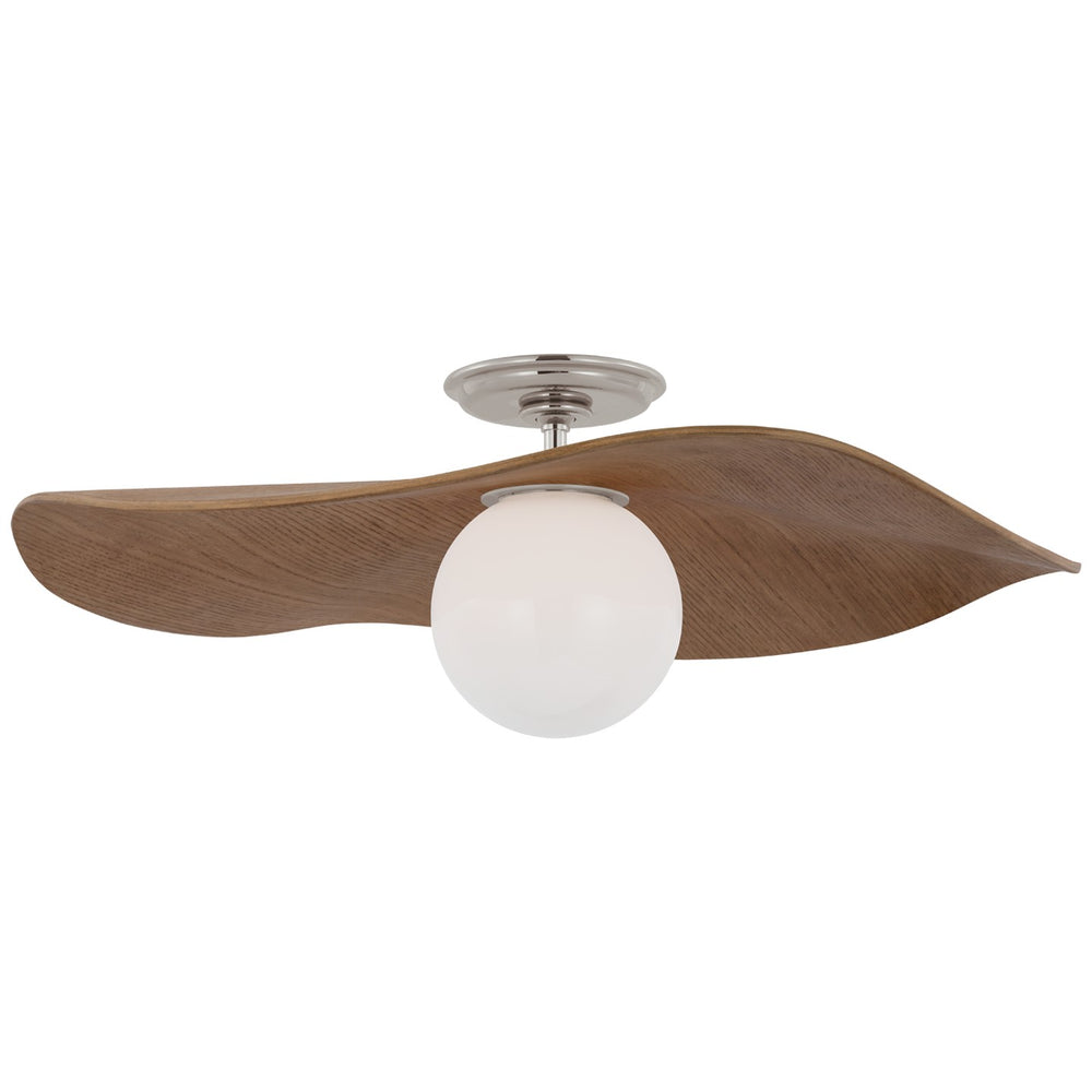 Visual Comfort Signature Canada - LED Semi-Flush Mount - Mahalo - Polished Nickel- Union Lighting Luminaires Decor
