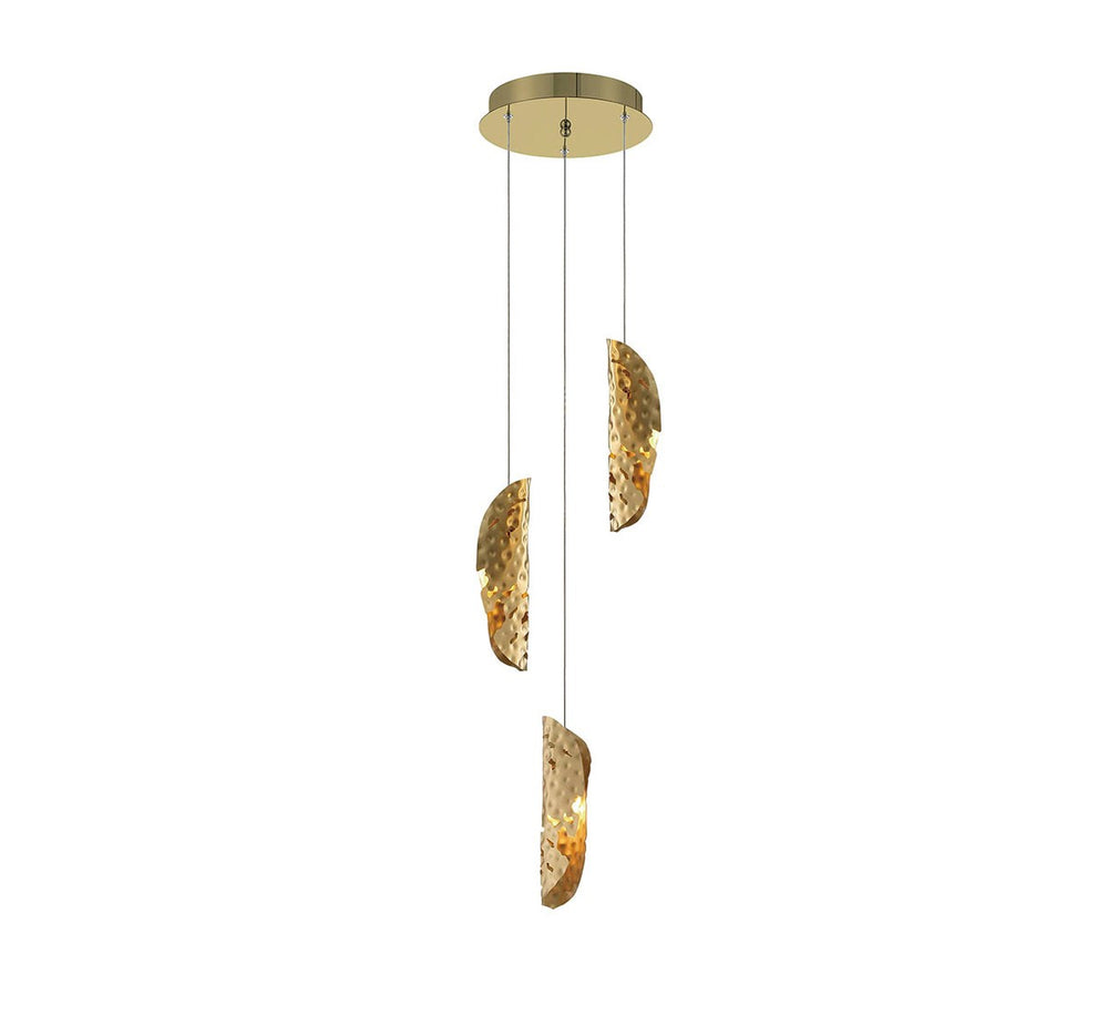 Lib & Co. Canada - LED Pendant - Sorrento - Gold- Union Lighting Luminaires Decor