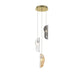 Lib & Co. Canada - LED Pendant - Sorrento - Gold- Union Lighting Luminaires Decor