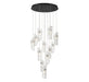 Lib & Co. Canada - LED Chandelier - Sorrento - Black- Union Lighting Luminaires Decor