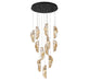 Lib & Co. Canada - LED Chandelier - Sorrento - Black- Union Lighting Luminaires Decor