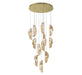 Lib & Co. Canada - LED Chandelier - Sorrento - Gold- Union Lighting Luminaires Decor