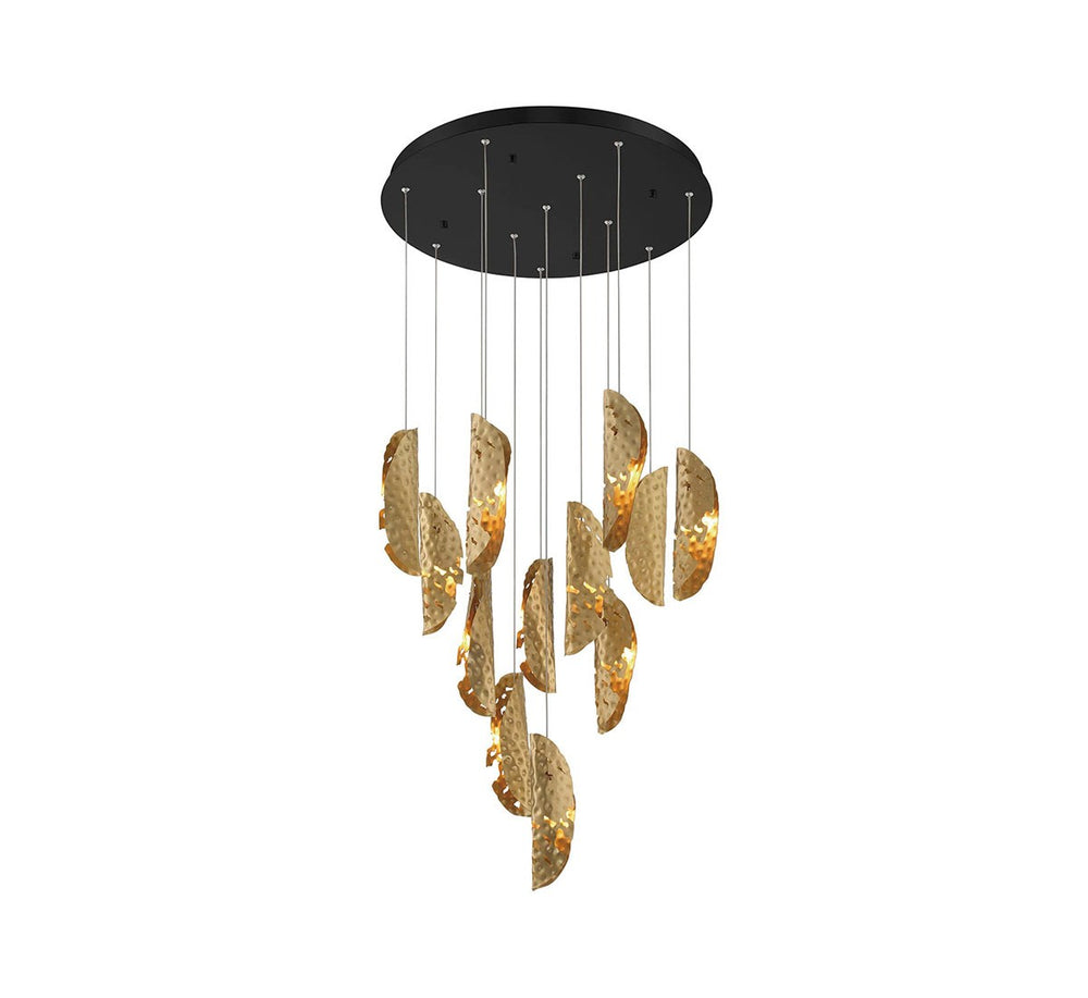 Lib & Co. Canada - LED Chandelier - Sorrento - Black- Union Lighting Luminaires Decor