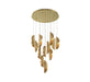 Lib & Co. Canada - LED Chandelier - Sorrento - Gold- Union Lighting Luminaires Decor