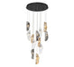 Lib & Co. Canada - LED Chandelier - Sorrento - Black- Union Lighting Luminaires Decor