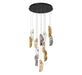 Lib & Co. Canada - LED Chandelier - Sorrento - Black- Union Lighting Luminaires Decor