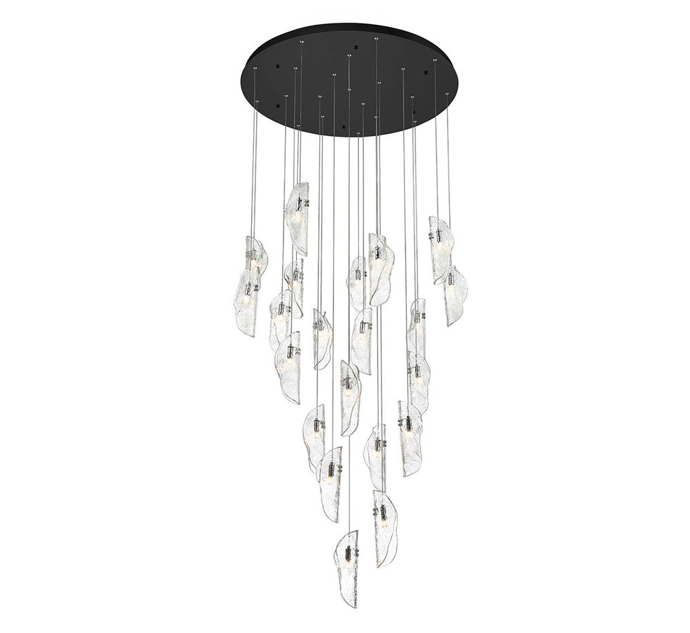 Lib & Co. Canada - LED Chandelier - Sorrento - Black- Union Lighting Luminaires Decor