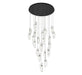 Lib & Co. Canada - LED Chandelier - Sorrento - Black- Union Lighting Luminaires Decor