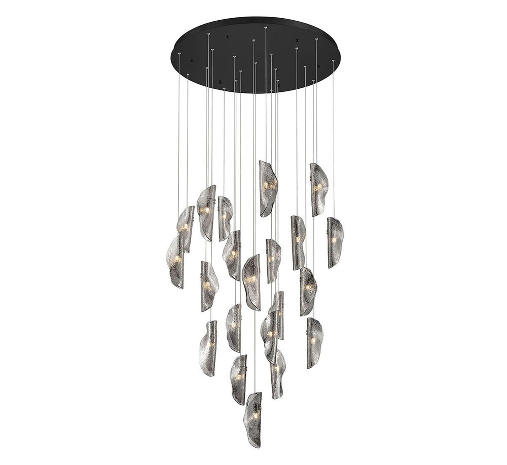 Lib & Co. Canada - LED Chandelier - Sorrento - Black- Union Lighting Luminaires Decor