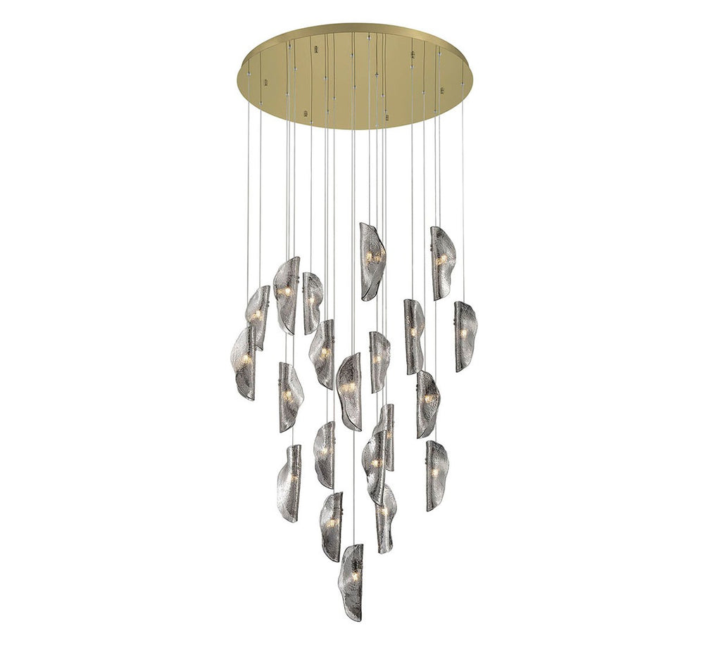 Lib & Co. Canada - LED Chandelier - Sorrento - Gold- Union Lighting Luminaires Decor