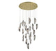 Lib & Co. Canada - LED Chandelier - Sorrento - Gold- Union Lighting Luminaires Decor