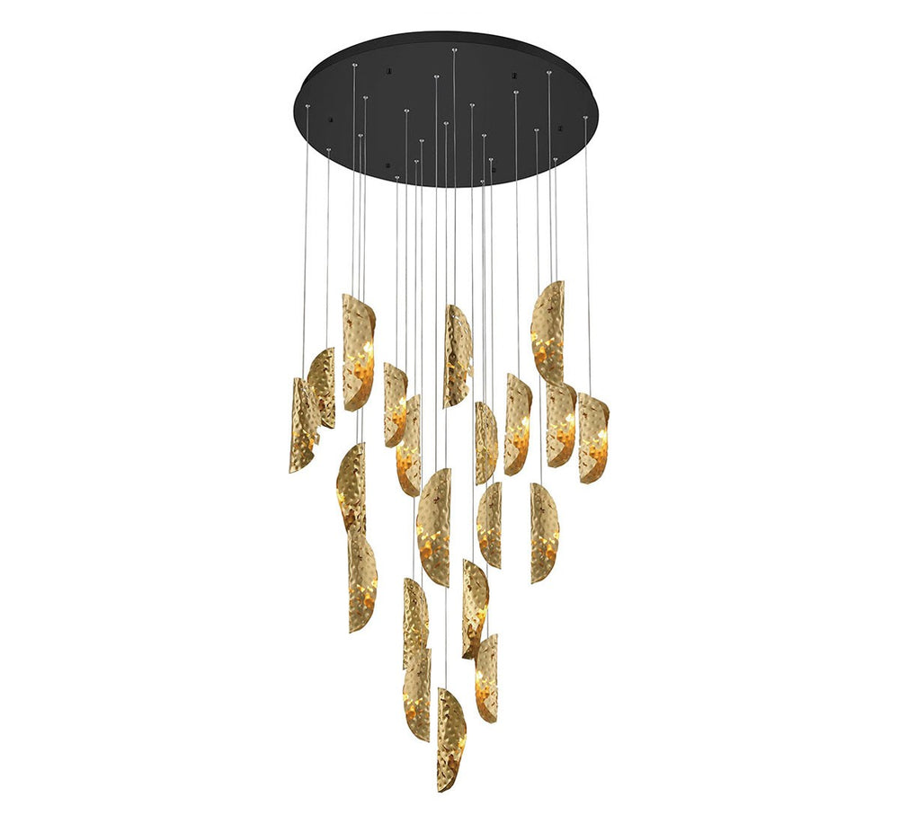 Lib & Co. Canada - LED Chandelier - Sorrento - Black- Union Lighting Luminaires Decor