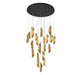 Lib & Co. Canada - LED Chandelier - Sorrento - Black- Union Lighting Luminaires Decor