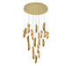 Lib & Co. Canada - LED Chandelier - Sorrento - Gold- Union Lighting Luminaires Decor