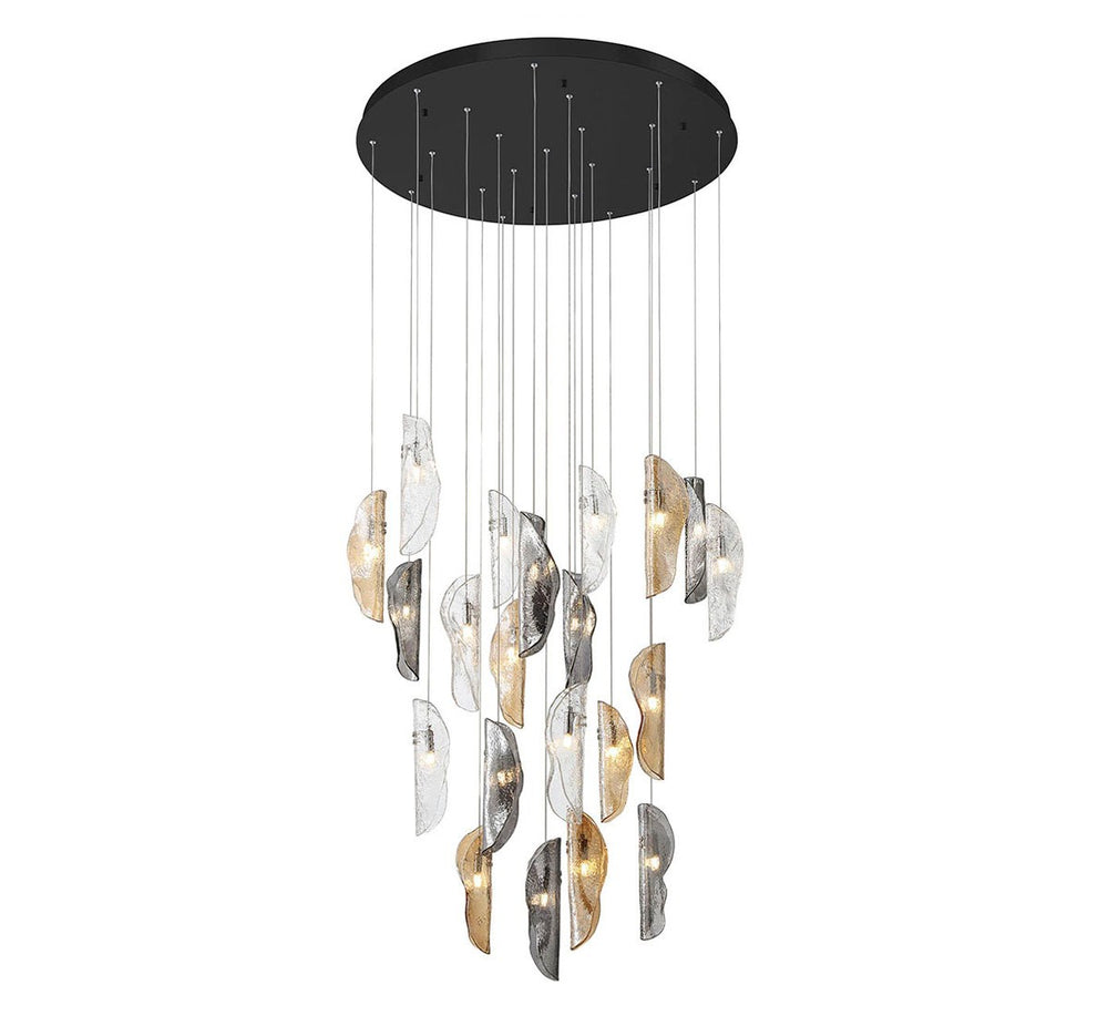 Lib & Co. Canada - LED Chandelier - Sorrento - Black- Union Lighting Luminaires Decor