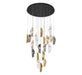 Lib & Co. Canada - LED Chandelier - Sorrento - Black- Union Lighting Luminaires Decor