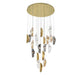 Lib & Co. Canada - LED Chandelier - Sorrento - Gold- Union Lighting Luminaires Decor